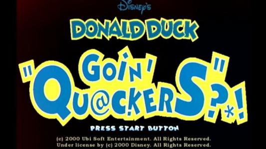 Disney's Donald Duck: Goin' Quackers titlescreen