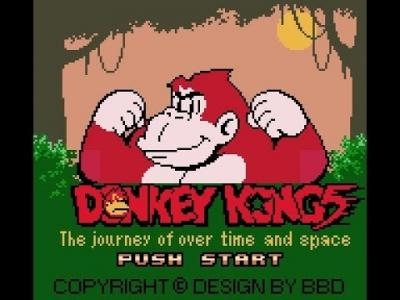 Donkey Kong 5 :The Journey of Over Time and Space titlescreen