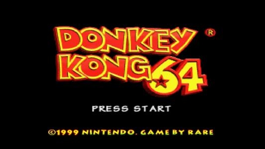 Donkey Kong 64 [Not For Resale] titlescreen