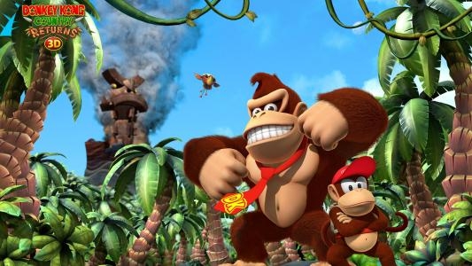 Donkey Kong Country Returns 3D fanart