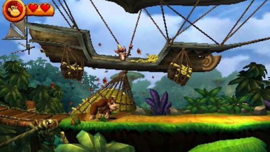 Donkey Kong Country Returns 3D screenshot