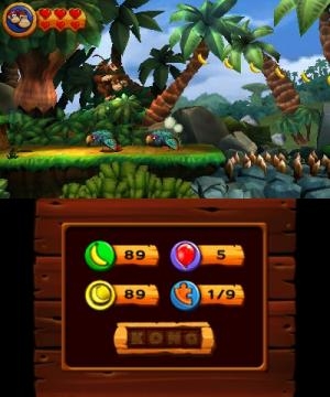 Donkey Kong Country Returns 3D screenshot