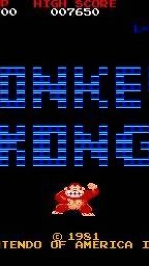 Donkey Kong titlescreen