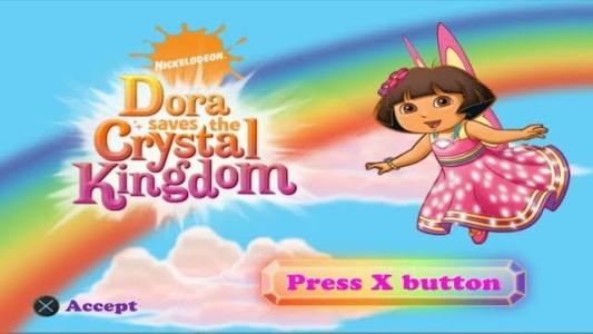 Dora the Explorer: Dora Saves the Crystal Kingdom titlescreen