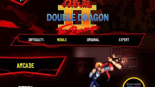 Double Dragon Trilogy titlescreen