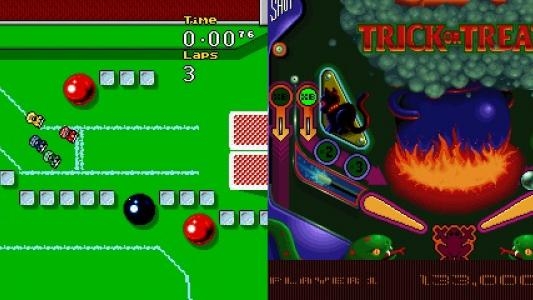 Double Hits: Micro Machines / Psycho Pinball screenshot