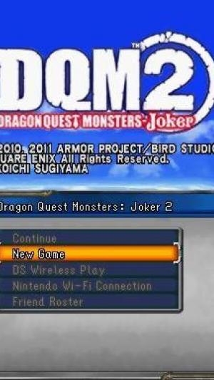 Dragon Quest Monsters: Joker 2 titlescreen