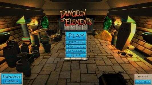 Dungeon of Elements titlescreen