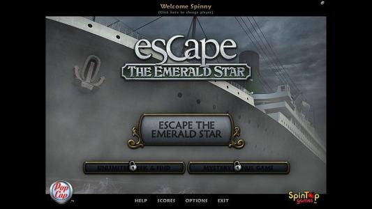 Escape The Emerald Star titlescreen