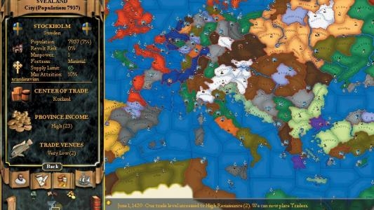 Europa Universalis II screenshot