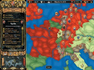 Europa Universalis II screenshot