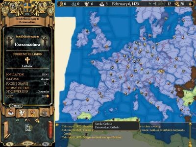 Europa Universalis II screenshot