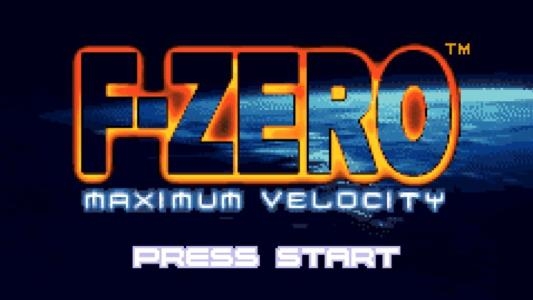 F-Zero Maximum Velocity titlescreen
