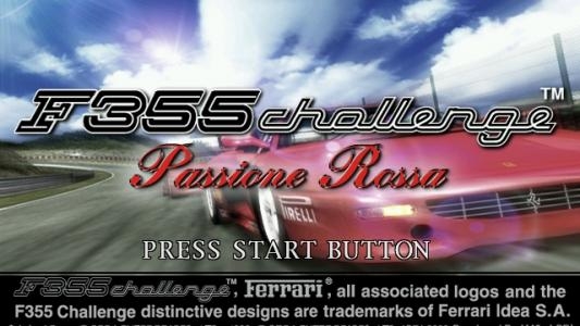 F355 Challenge titlescreen