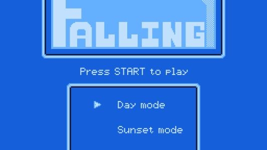 Falling titlescreen