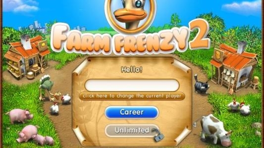 Farm Frenzy 2 titlescreen