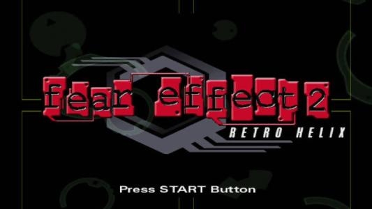 Fear Effect 2: Retro Helix titlescreen