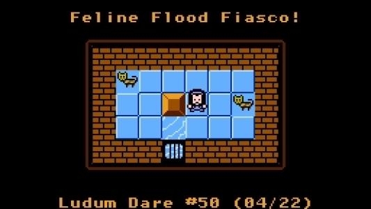 Feline Flood Fiasco titlescreen