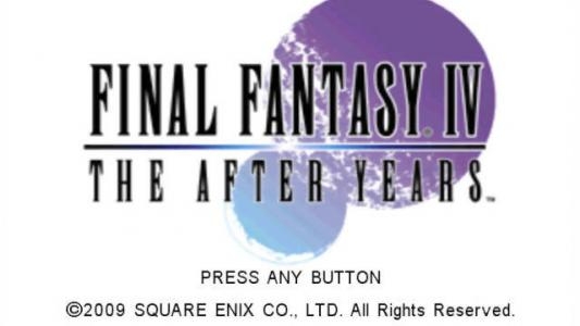 Final Fantasy IV: The After Years titlescreen