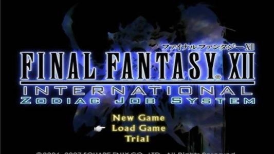 Final Fantasy XII International Zodiac Job System titlescreen