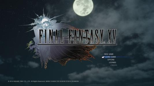Final Fantasy XV [Special Edition] titlescreen