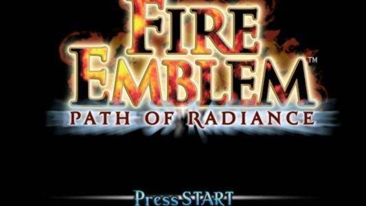 Fire Emblem: Path of Radiance titlescreen