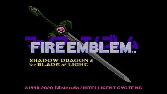 Fire Emblem: Shadow Dragon and the Blade of Light 30th Anniversary Edition titlescreen