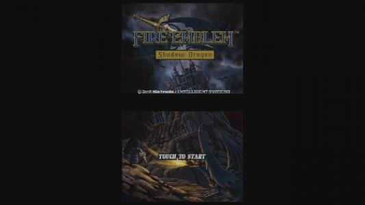 Fire Emblem: Shadow Dragon titlescreen