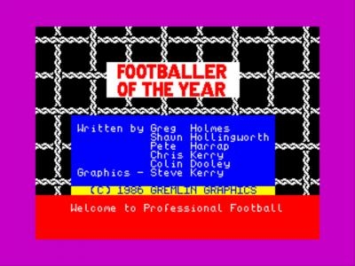 Footballer of the Year screenshot