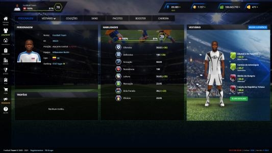 FootballTeam Game screenshot