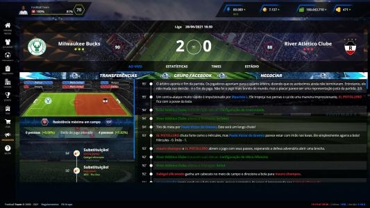 FootballTeam Game screenshot