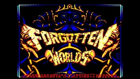 Forgotten Worlds titlescreen