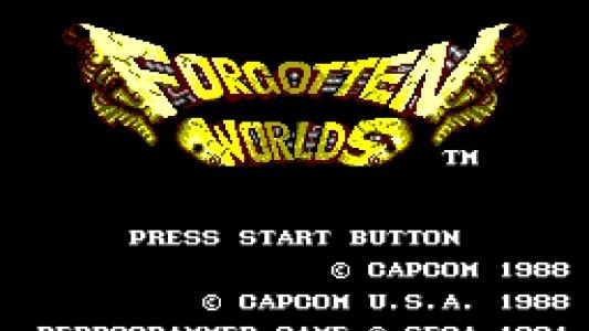 Forgotten Worlds titlescreen