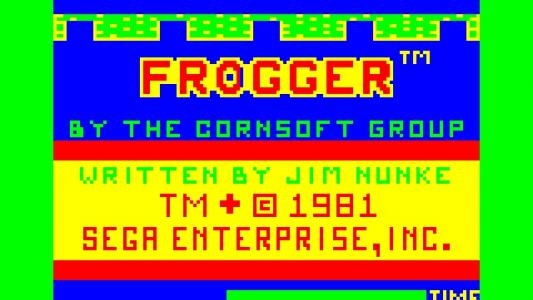 Frogger screenshot