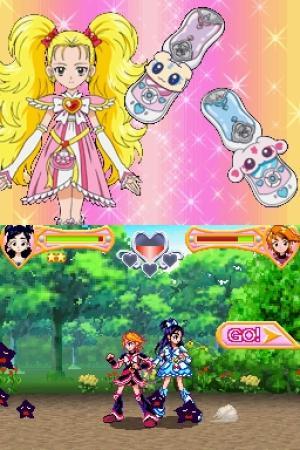 Futari wa Precure Max Heart: DANZEN! DS de Pretty Cure Chikara wo Awasete Dai Battle screenshot