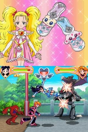 Futari wa Precure Max Heart: DANZEN! DS de Pretty Cure Chikara wo Awasete Dai Battle screenshot