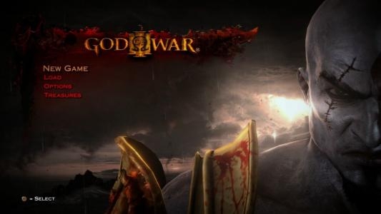 God of War III [Essentials] (PAL) titlescreen