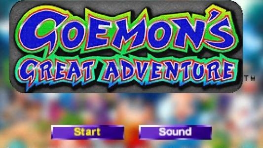 Goemon's Great Adventure titlescreen