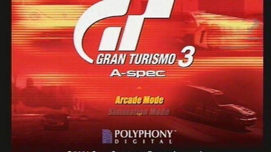 Gran Turismo 3: A-Spec titlescreen