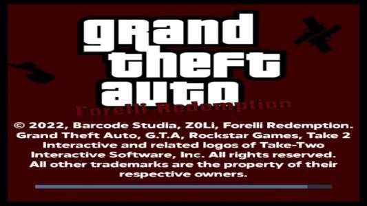 Grand Theft Auto: Forelli Redemption titlescreen