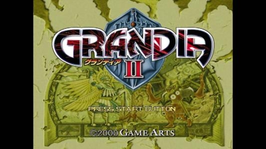 Grandia II titlescreen