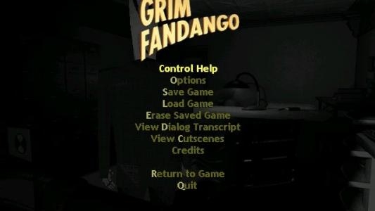 Grim Fandango (LucasArts Classic) titlescreen