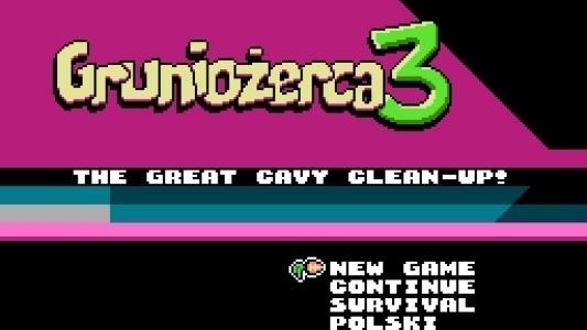 Gruniożerca 3: The Great Cavy Clean-Up! titlescreen