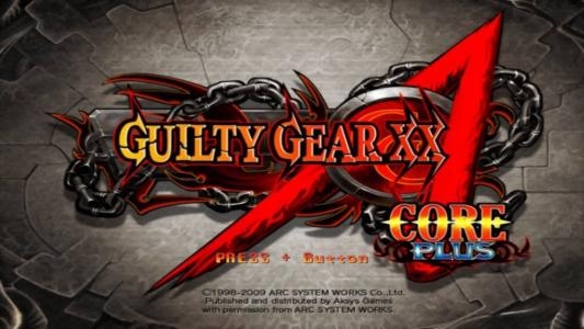 Guilty Gear XX Accent Core Plus titlescreen