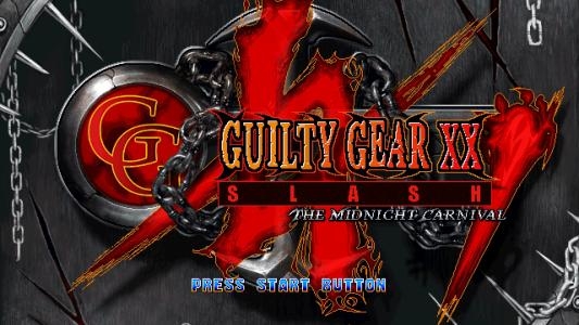 Guilty Gear XX Slash titlescreen