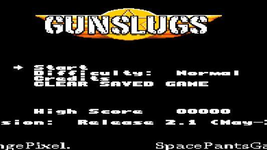 GunSlugs titlescreen