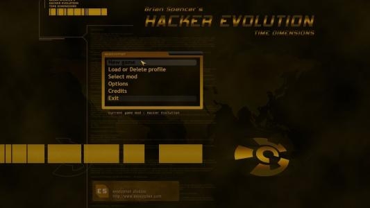 Hacker Evolution titlescreen