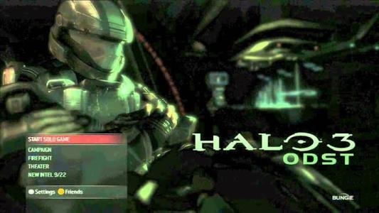 Halo 3: ODST [Platinum Hits] titlescreen