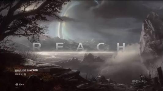 Halo: Reach [Platinum Hits] titlescreen