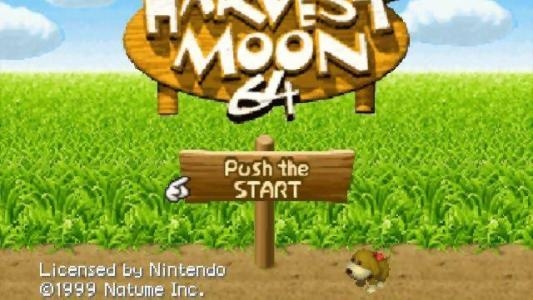 Harvest Moon 64 titlescreen